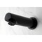 Kingston Brass Tub Faucet Spout with Flange, Matte Black K8187A0 - alternate 2